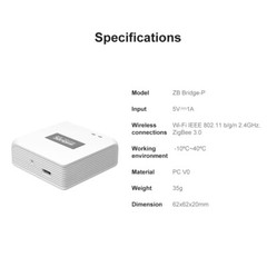 SONOFF ZBBridge Smart Zigbee Bridge Zigbee Smart Home Hub Zigbee APP Controller
