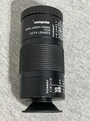 Computar Focal Length Finder for CCTV Lenses Viewfinder Made in Japan Black