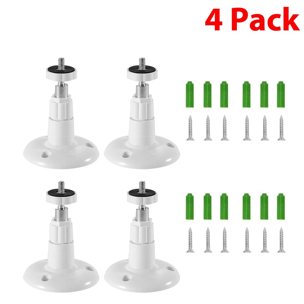 4/8 Pack Camera Wall Mount Bracket Outdoor Indoor Flexible for Arlo Pro Security