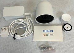 Philips Hue Secure Wired Smart Home Security Camera White 1 Pack -HD 1080p