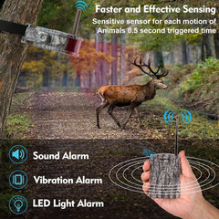 300M Wireless Hunting Alarm Kit – Night Vision Motion Detector & Security Sensor