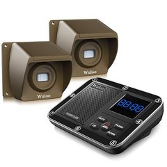 Wuloo 1/3Mile Long Range Wireless Driveway Alarm System Motion Sensors Detectors