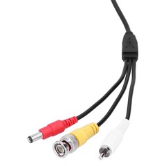 Hot 10-30m BNC DC Video Audio Power Cable Cord Wire For CCTV Security Camera DVR