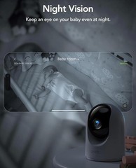 GNCC Indoor Security 2K Cameras Home Security w/ Motion Detection, Phone App +