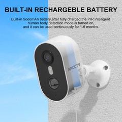 ANRAN Wireless WiFi Security Camera 3MP Solar Audio Smart Home Outdoor 2Pack