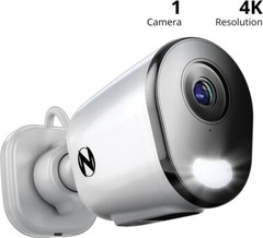 Night Owl WCM-FWIP8L-BS-V2 Plug-in AC Powered Wi-Fi 4K Standalone/Add-on Camera