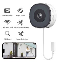 Wansview Window Camera – Replaces Outdoor Cam | 2.4/5G Wi-Fi | 2K Resolution
