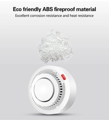 Tuya Smart WiFi Smoke Sensor Fire Protection 85dB Sound Security System Control
