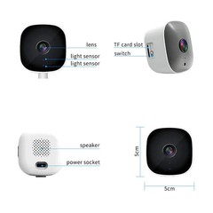 2K Window Camera, 2.4GHz & 5GHz WiFi6 Indoor Cameras for Home Security Outdoor