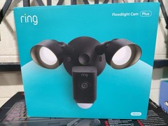 Ring – Floodlight Cam Plus Outdoor Wired 1080p Surveillance Camera- Black