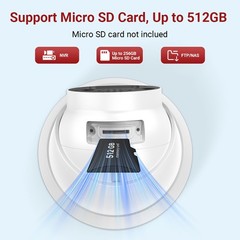 10pcs Vikylin 4K 8MP 180° Panoramic Full Color IR POE IP Camera 2-Way Audio NDAA
