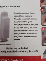 Perfect Alarm for Doors & Windows 4 pcs -90 dB- Item #PB476 Brand New In Package