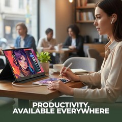 AOC 16T20 15.6″ 1080p Portable Monitor IPS USB-C HDMI Laptop Screen