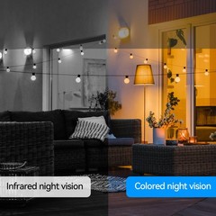 4PCS WiFi Outdoor Security Camera 4MP Two-Way Audio PYZ Auto Motion Tracking
