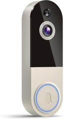 Camera 1080p with Clear Night Vision, Smart Video Door Bell WiFi Battery powered