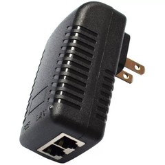 Gigabit POE Injector Adapter 48V 24W 0.5A 10/100/1000Mbps IEEE 802.3af 100M