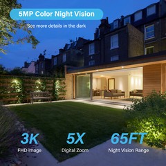 Outdoor Wireless Security Camera System WIFI IP Camera 10CH 5MP NVR 1TB HDD