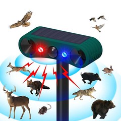 Outdoor Solar Wireless Motion Sensor Alarm 13 Sound Detector 130db Loud Noise