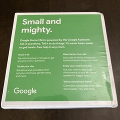 Google Home Mini Charcoal Gray New Sealed