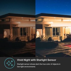Kasa 4MP 2K Security Camera Outdoor Wired IP65 Starlight Sensor & 98 Ft Night