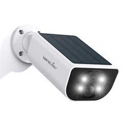 Wansview 2K 3MP Outdoor Solar Security Cameras Spotlight Cam Color Night Vision