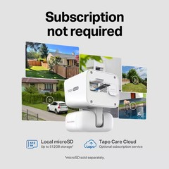 TP-Link – Tapo Wireless Dual-Lens, Pan-Tilt Security Camera 2K QHD , 360° Cov…