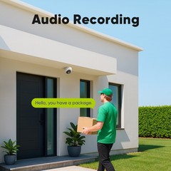 SANNCE 8CH NVR 3MP Color POE IP Security Camera System Audio Recording AI Detect