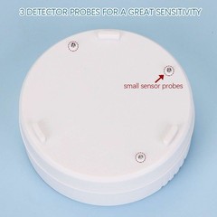 2 Pack Water Leak Detector 90 Db Flood Detection Auto Alarm Sensor For Bathrooms