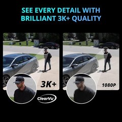 AI Powered Guard Pro 3K Plus Dual Lens PTZ Security Camera WiFi 6 Auto-Tracking