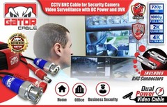 CCTV Cable Camera Security Surveillance BNC Extension Wire Power Video DVR 200FT