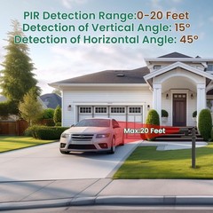 Wireless Driveway Alarm with 600FT Range,Motion Sensor Alarms with 58 Chimes,…