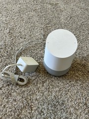 Google Home Smart Speaker Google Assistant Bluetooth/Wi-Fi White/Gray w/ Adapter