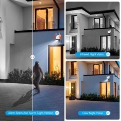 JENNOV Wireless CCTV Security Camera 10CH 5MP NVR WiFi IP System 2-Way Audio