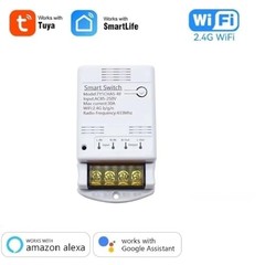 Tuya App Smart WiFi Control Switch, 30A Max Output,Add WiFi Remote to Lights,
