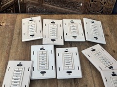 Lutron At-Nb-None Q26SM 6 Button +L/R Keypad Lot Of 10 Units