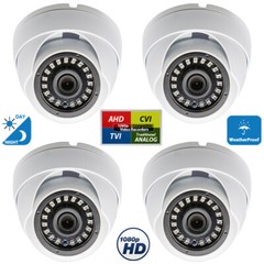 4x HD 1080P Outdoor Indoor CCTV Security Dome Camera for Office Home Business
