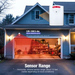 Wireless Driveway Alarm Infrared Motion Sensor Home Garage Alert Security System
