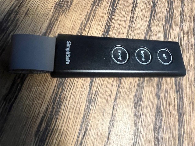SimpliSafe KF3B SSKF3 Key Fob Remote Black (1)