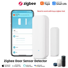 Smart WiFi/Zigbee Door Window Sensor Home Security Alarm Battery Powered Wireles
