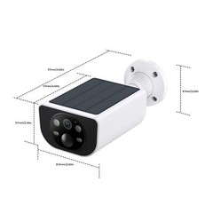 Wansview 2K Solar Security Camera Color Night Vision Outdoor Cam Wireless WiFi