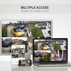 4CH 4MP Lite DVR CCTV Security Camera System Outdoor Night With 500GB Hard Drive
