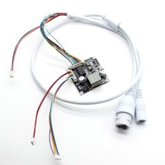POE splitter 48V to 12V IP Power Over Ethernet CCTV module board IEEE802.3af/at