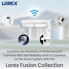 🔥 Lorex 4K Dual-Lens WiFi Security Camera Smart Security Lightin 32GB W891UAD-E