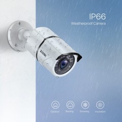 ZOSI 5MP Lite Home Security Camera System H.265+ 8CH CCTV DVR with 1/2TB HDD