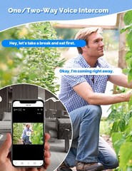 MOES 4G LTE Cellular Solar Wireless Security Camera Lifetime Free Unlimited Data
