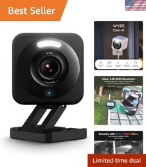 Weather-Resistant 2.5K Security Camera – Perfect for Indoor & Outdoor Use