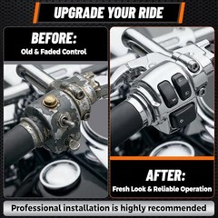 Motorcycle Handlebar Control Switch Kit 1 Inch (25mm) Left and Right |