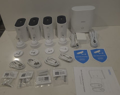 AOSU C6P2AH11 4 pack Kit Security Cameras Wireless Outdoor Home System Google
