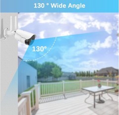 Dual Antenna Enhance & 30Days Storage 2-Way Audio Outdoor Wireless Security 1TB