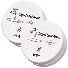 Water Leak Alarm Sensor, Battery Operated Leak Alert, 90dB Water Detector for…